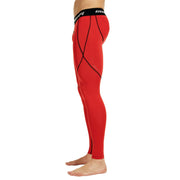 Red Compression Pants Tights