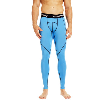 Light Blue Compression Pants Tights