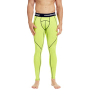 Yellow Compression Pants Tights