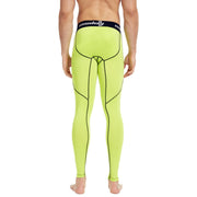 Yellow Compression Pants Tights