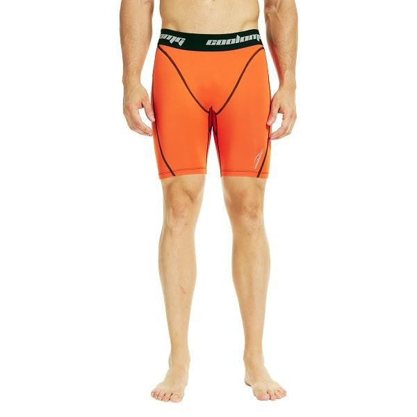 Men's Orange 7" Fitness Shorts