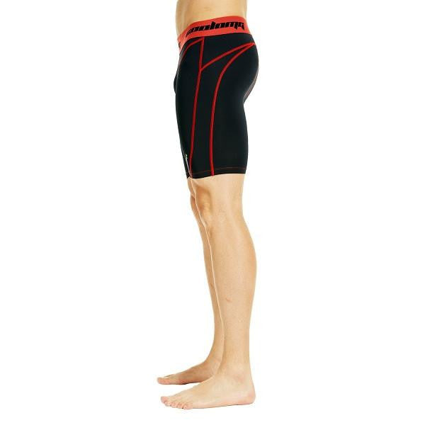 Men's Black Red 7'' Fitness Shorts