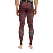 Red Camo Compression Tights Pants