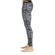 Camo Black Compression Tights Pants