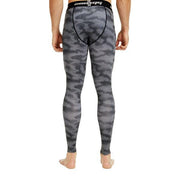 Camo Black Compression Tights Pants