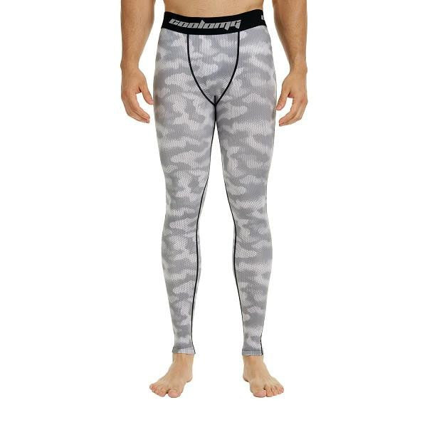 Camo Grey Compression Tights Pants