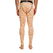 Light Orange Camo Compression Tights Pants