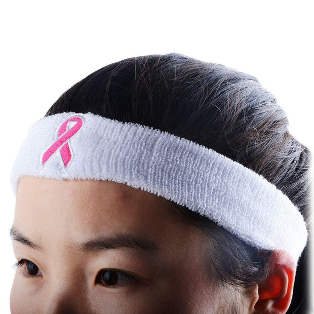Breast Cancer Awareness Ribbon Headband
