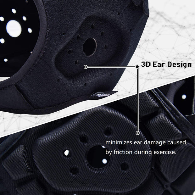 ear hole football helmet COOLOMG Football Helmet Soft Padded Headgear 7v7 Soft Shell Head Protector For Youth Adults