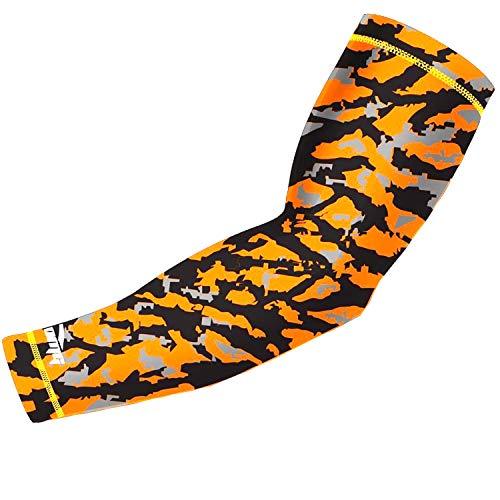 Camo Orange Compression Arm Sleeve