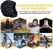 COOLOMG Football Helmet Soft Padded Headgear 7v7 Soft Shell Head Protector For Youth Adults