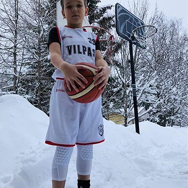 Youth padded cheap basketball tights