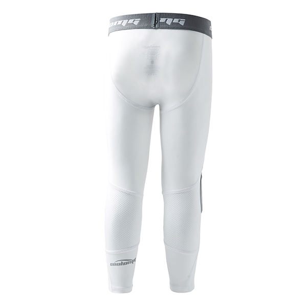 White basketball top compression pants