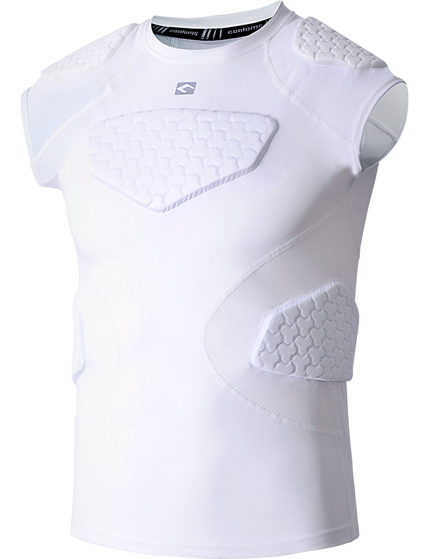 HAIYUE Men's Protective Compression Classic Long Sleeve Padded