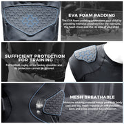 COOLOMG Youth Football Padded Shirt Chest Protector With Shoulder Pads CF004