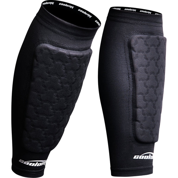 COOLOMG Soccer Shin Guards Shin Pads Calf Compression Sleeves Football CF008