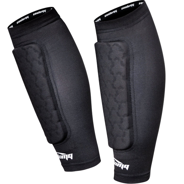 COOLOMG Soccer Shin Guards Shin Pads Calf Compression Sleeves Football CF008