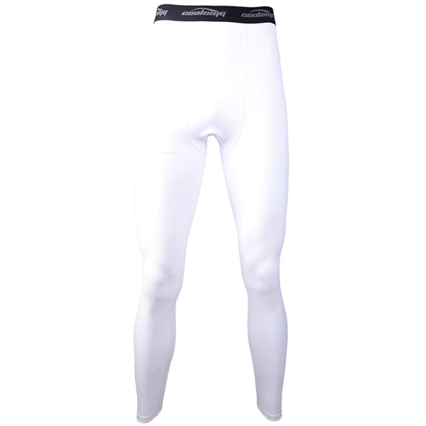White Compression Pants for Men Youth Boys
