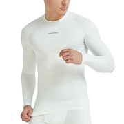 Men's White Thermal Fleece Lined Shirts SP518