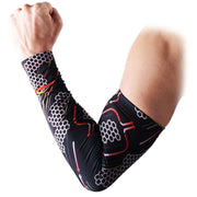 Compression Arm Sleeve Anti-slip Hacker Empire Black