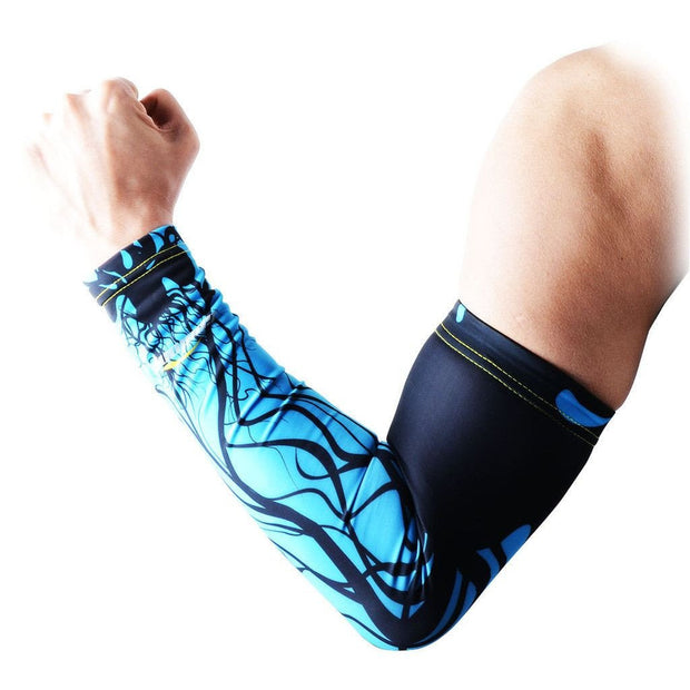 Blue Ink Compression Arm Sleeve