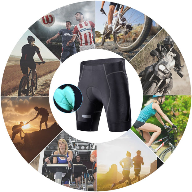 3D Padded Cycling Shorts for Men