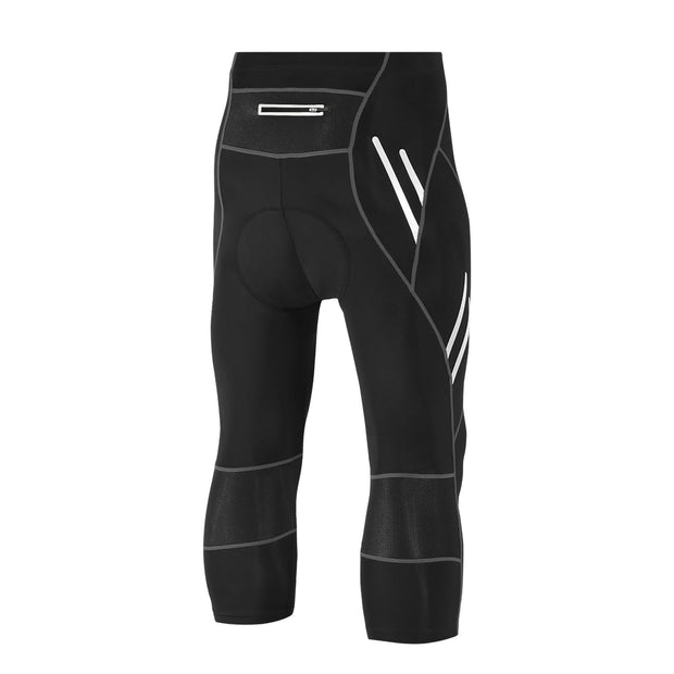4D Padded Cycling Capris with Pocket for Men