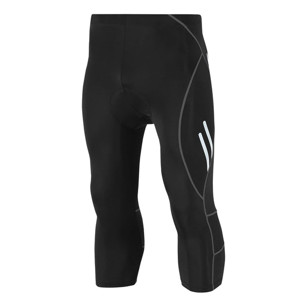 4D Padded Cycling Capris with Pocket for Men