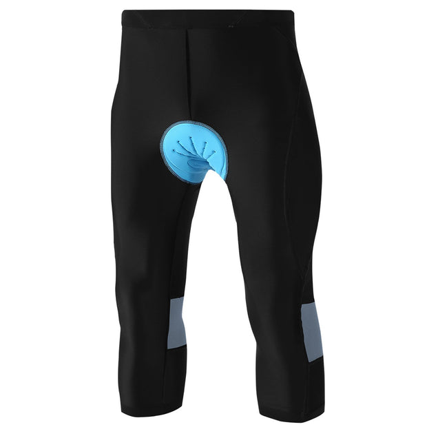 4D Padded Cycling Capris with Pocket for Men