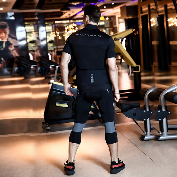 4D Padded Cycling Capris with Pocket for Men