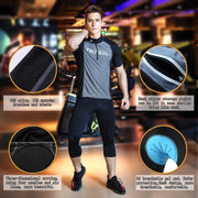 4D Padded Cycling Capris with Pocket for Men