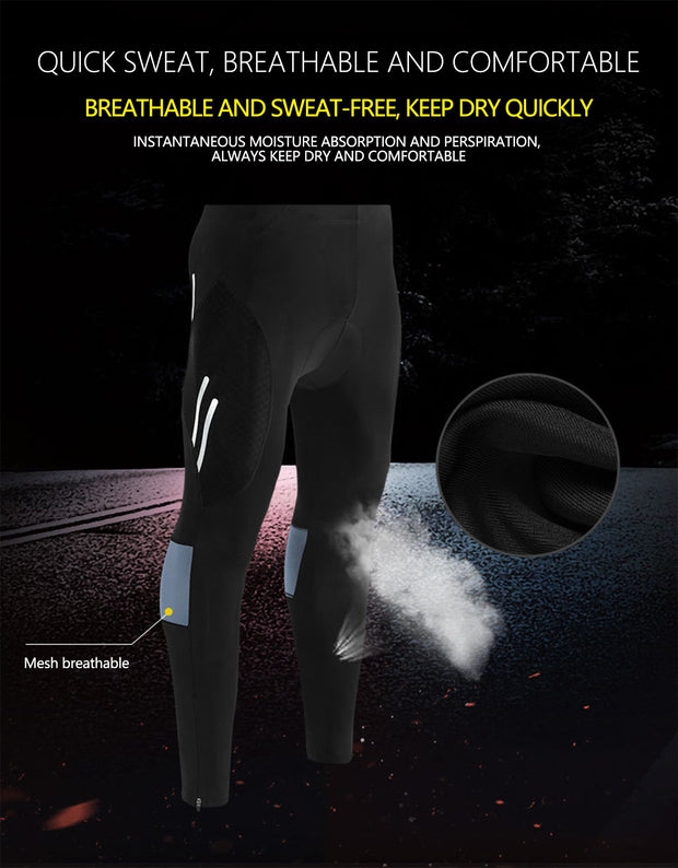 4D Padded Cycling Pants with Pocket for Men