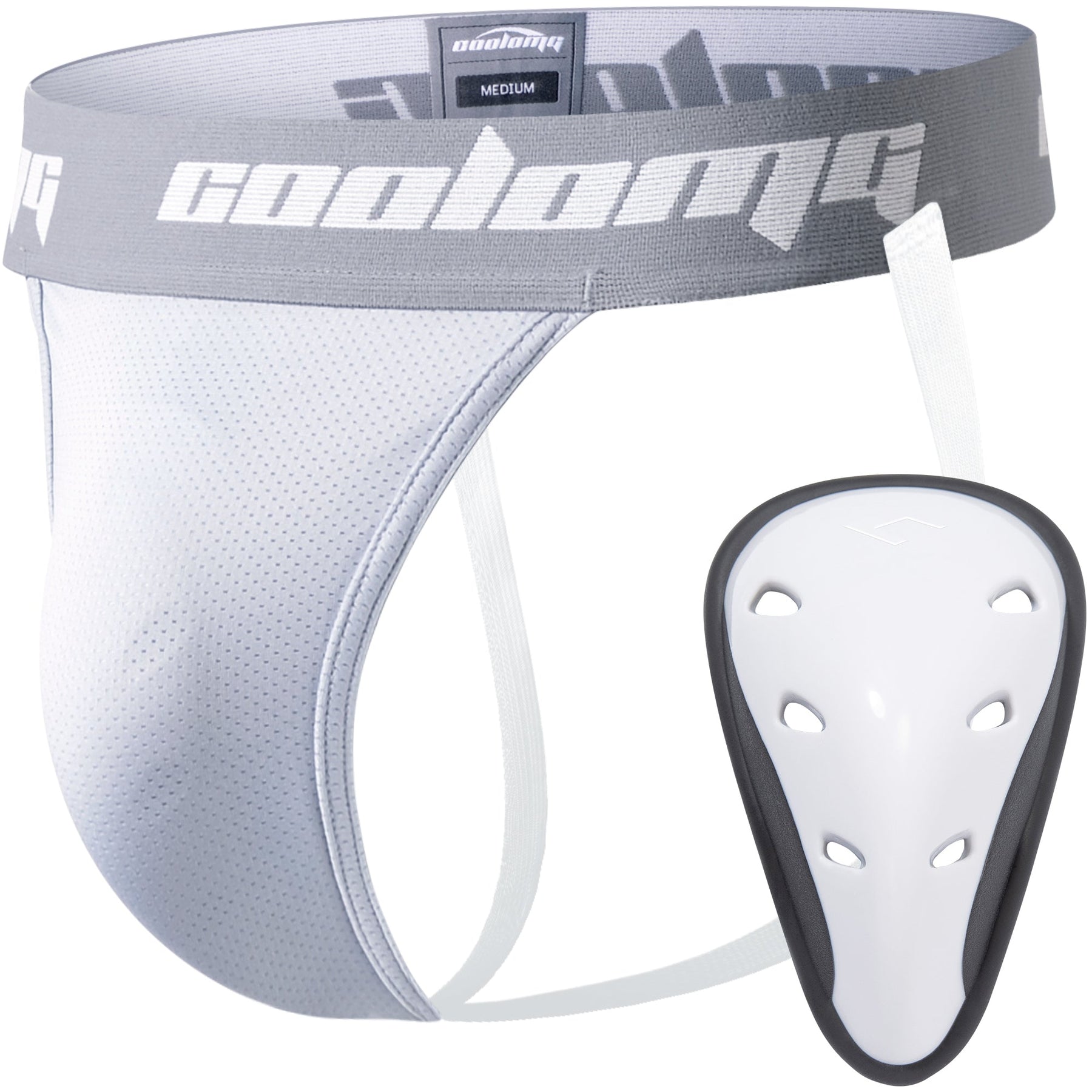 CoolOMG Men Jock Strap Athletic Cup Protective Supporter MD002 – COOLOMG -  Football Baseball Basketball Gears