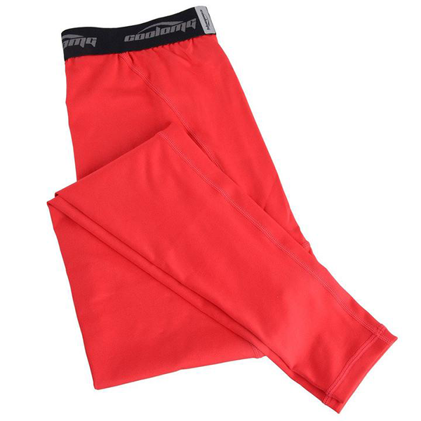 Red mens on sale compression pants