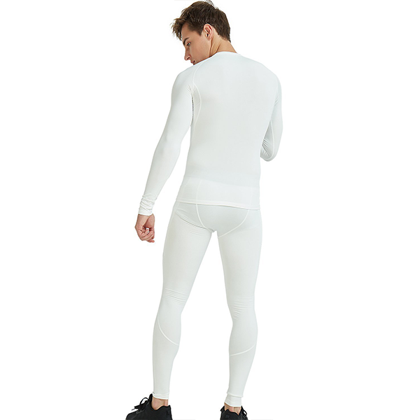 Men's Thermal Compression Base Layer Pants with Pocket - White – COOLOMG -  Football Baseball Basketball Gears