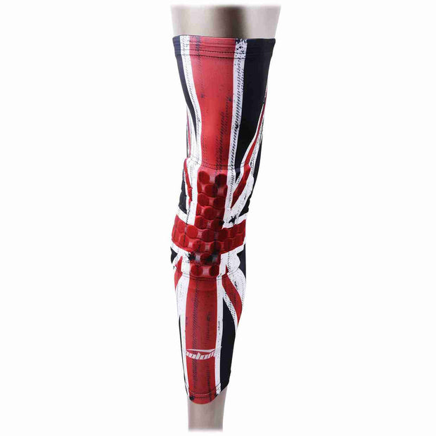 UK FLAG Printed Basketball Leg Knee Sleeves 1 PC
