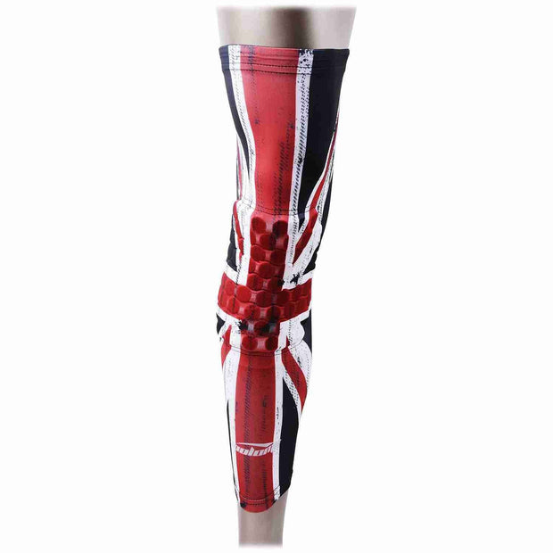 UK FLAG Printed Basketball Leg Knee Sleeves