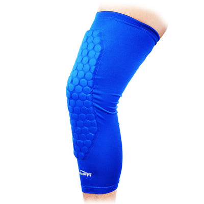 Basketball Long Leg Knee Sleeve with Extra Full Cover Pads