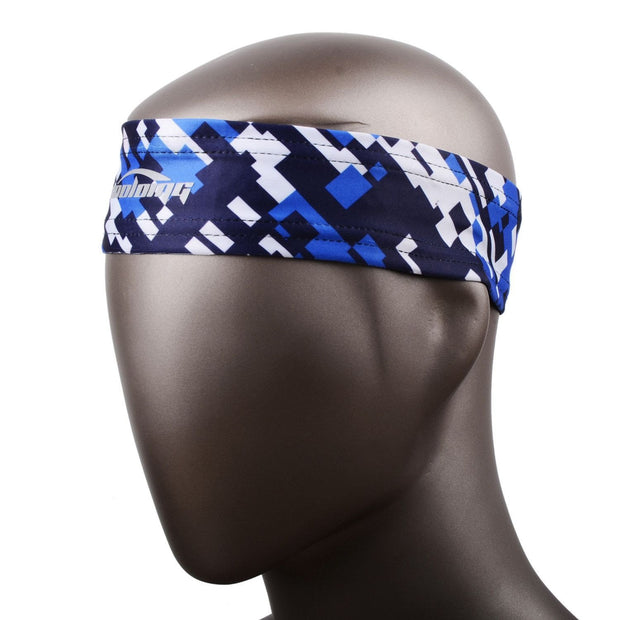 Blue White Headband