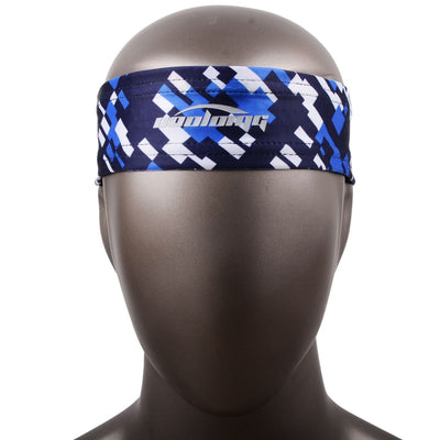 Blue White Headband