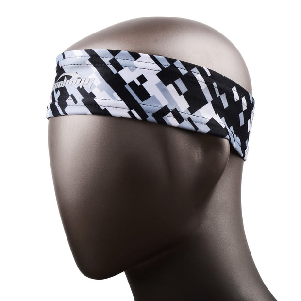 Grey Black Headband