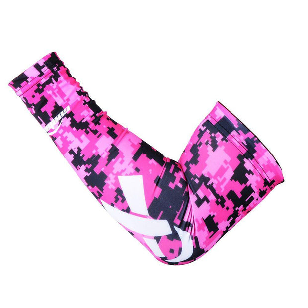 Ribbon Breast Cancer Awareness Arm Sleeve- Rose Pink