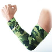 Camouflage Green Anti-slip Arm Sleeves