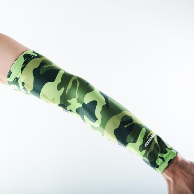 Camouflage Green Anti-slip Arm Sleeves
