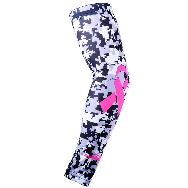 COOLOMG Sports Compression Arm Sleeves for Football Volleyball Baseball Softball Basketball Adult &Youth Sizes