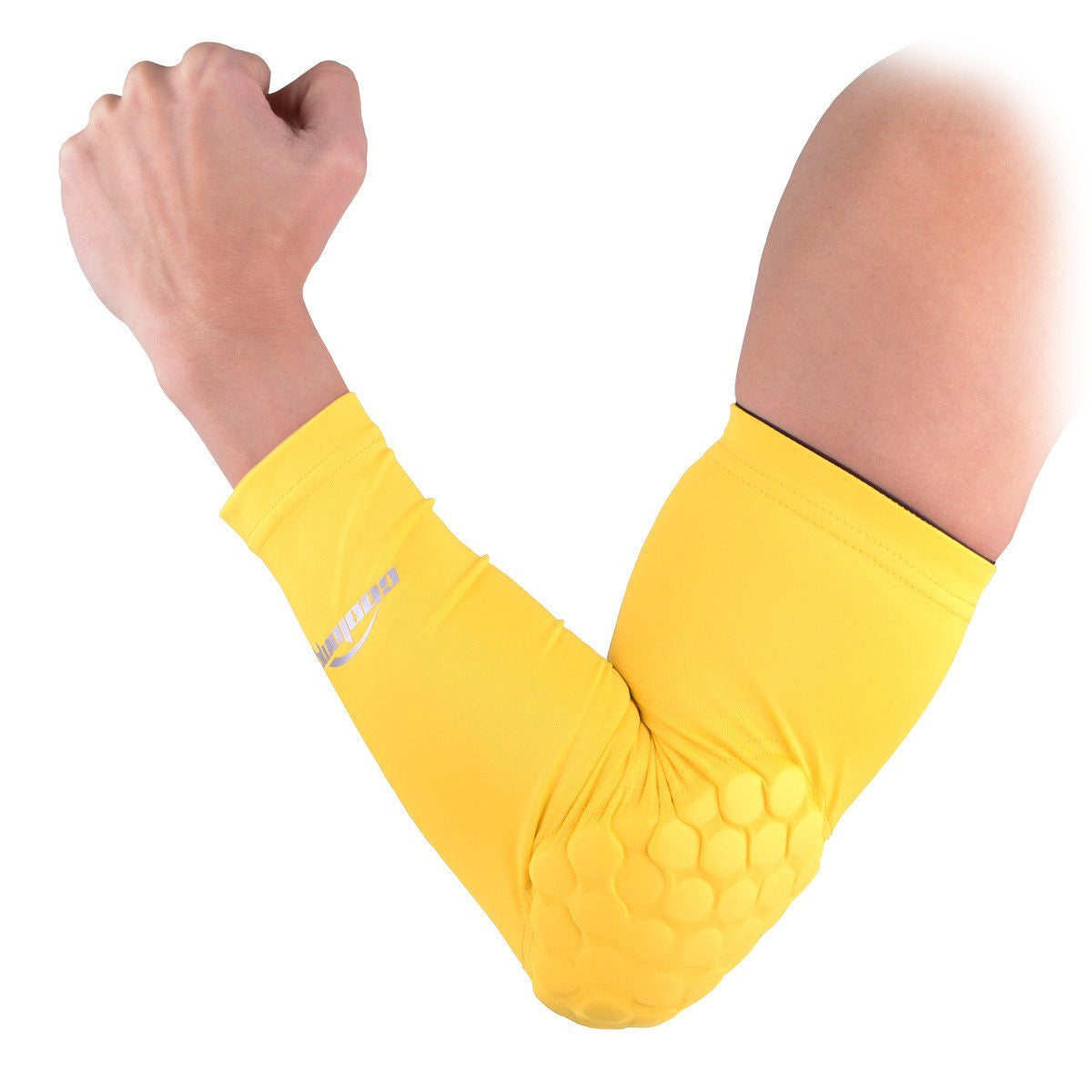 Gasp Elbow Sleeve, Black/Yellow 11inch GASP Power Elbow Sleeves