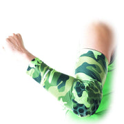 Camouflage Green Arm Sleeve with Pad