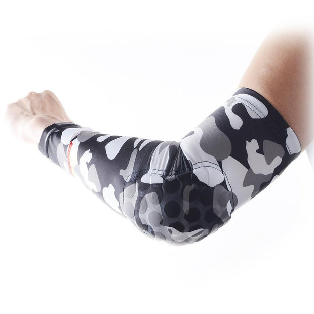 Camouflage Grey Anti-slip Arm Sleeve with Pad