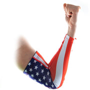 USA Flag Printed Anti-slip Arm Sleeve with Pad