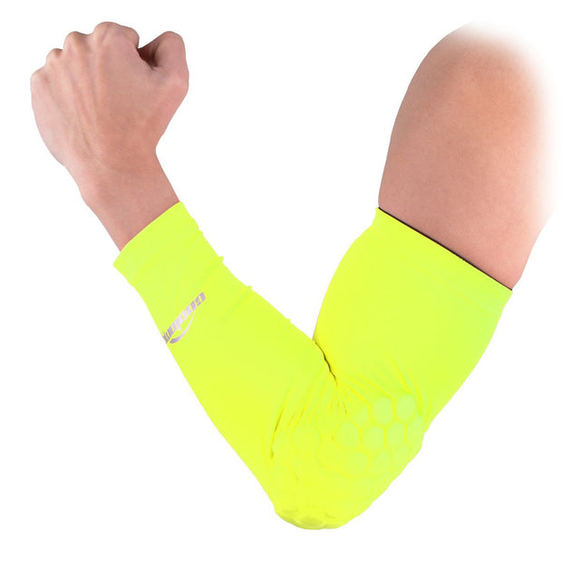 Fluorescent Green Padded Arm Sleeve
